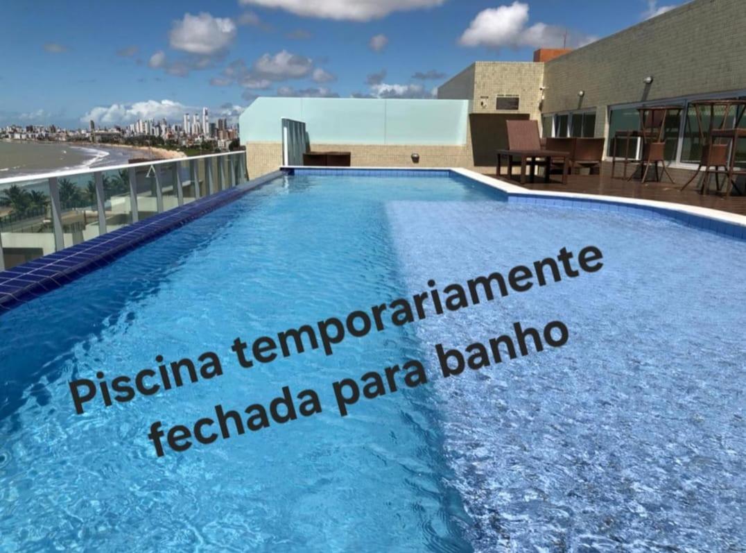 Confortavel Flat Com Piscina De Borda Infinita Na Cobertura Кабеделу Экстерьер фото